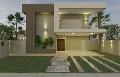 Imagem: A casa em condomínio possui 3 Dormitórios, 5 Banheiros, 2