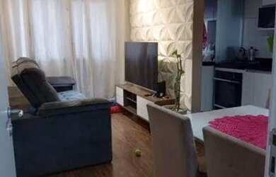 Imagem: O apartamento possui 2 Dormitórios, 1 Banheiro, 1 Vaga na garagem