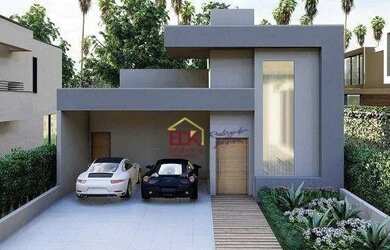 Imagem: A casa possui 3 Dormitórios, 2 Banheiros, 4 Vagas na garagem