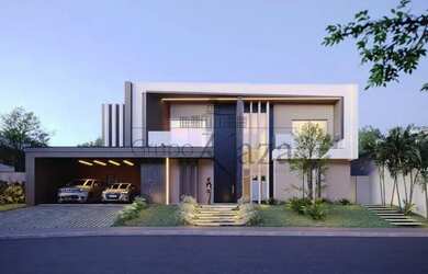 Imagem: A casa em condomínio possui 4 Dormitórios, 5 Banheiros, 2