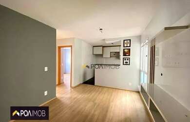 Imagem: O apartamento possui 2 Dormitórios, 1 Banheiro, 1 Vaga na garagem