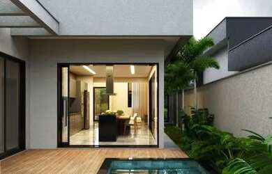 Imagem: A casa em condomínio possui 3 Dormitórios, 4 Banheiros, 4