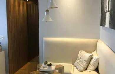 Imagem: O apartamento possui 1 Dormitório, 1 Banheiro, 2 Vagas na garagem