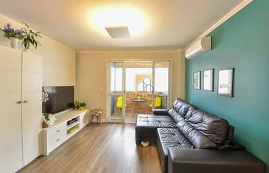 Imagem: O apartamento possui 3 Dormitórios, 2 Banheiros, 2 Vagas na