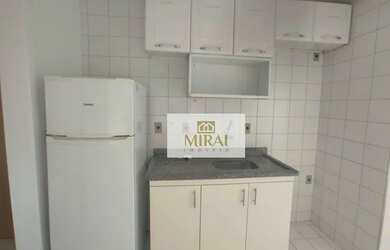 Imagem: O apartamento possui 1 Dormitório, 1 Banheiro, 1 Vaga na garagem