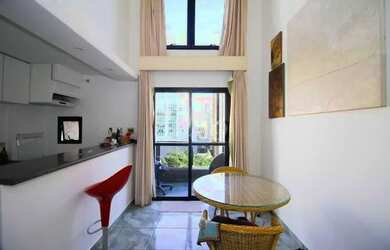 Imagem: O apartamento possui 1 Dormitório, 2 Banheiros, 70m² de Área