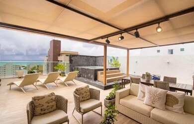 Imagem: O apartamento na cobertura possui 4 Dormitórios, 5 Banheiros