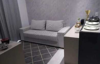 Imagem: O studio possui 1 Dormitório, 1 Banheiro, 1 Vaga na garagem