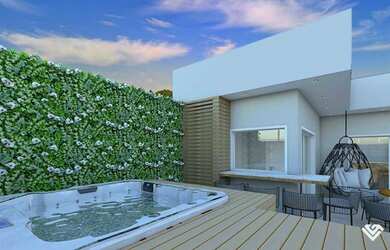 Imagem: O apartamento na cobertura possui 3 Dormitórios, 3 Banheiros