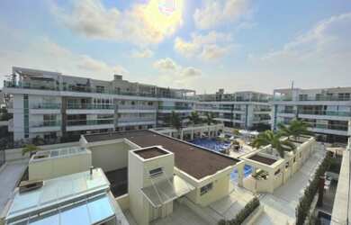 Imagem: O apartamento na cobertura possui 4 Dormitórios, 5 Banheiros