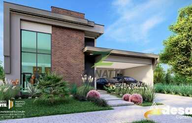 Imagem: A casa em condomínio à venda possui 3 Dormitórios, 2 Banheiros