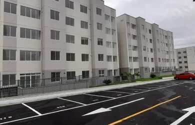 Imagem: O apartamento possui 2 Dormitórios, 1 Banheiro, 1 Vaga na garagem