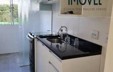 Imagem: O apartamento possui 2 Dormitórios, 1 Banheiro, 1 Vaga na garagem