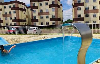 Imagem: O apartamento possui 2 Dormitórios, 1 Banheiro, 1 Vaga na garagem