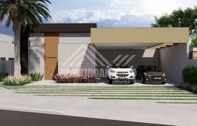 Imagem: A casa possui 3 Dormitórios, 2 Banheiros, 1 Vaga na garagem