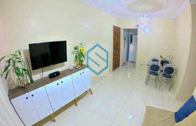 Imagem: O apartamento possui 2 Dormitórios, 1 Banheiro, 1 Vaga na garagem