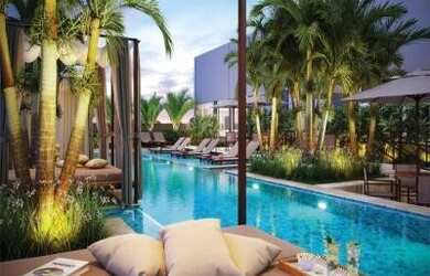 Imagem: O apartamento possui 2 Dormitórios, 1 Banheiro, 2 Vagas na