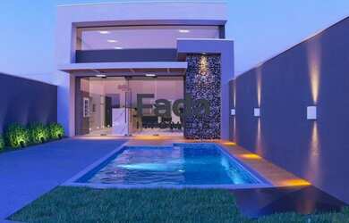 Imagem: A casa possui 4 Dormitórios, 5 Banheiros, 184m² de Área e