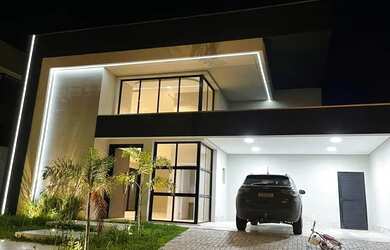 Imagem: A casa em condomínio possui 3 Dormitórios, 5 Banheiros, 4