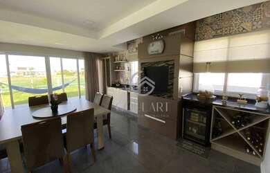 Imagem 5: Sobrado espetacular fundo para o lago no Alphaville Pelotas