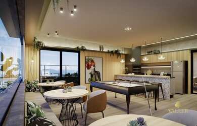 Imagem: O apartamento possui 1 Dormitório, 1 Banheiro, 1 Vaga na garagem