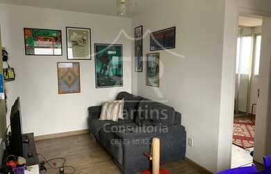 Imagem: O apartamento possui 2 Dormitórios, 1 Banheiro, 1 Vaga na garagem