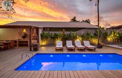 Imagem 1: CASA HARMONIA. Piscina, Ar-condicionado, 300m² de Áreae5 Banheiros