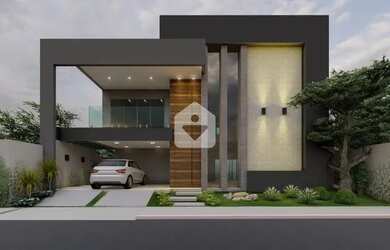 Imagem: A casa possui 3 Dormitórios, 2 Banheiros, 3 Vagas na garagem