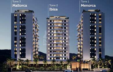 Imagem: O apartamento possui 2 Dormitórios, 2 Banheiros, 1 Vaga na