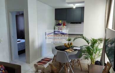 Imagem: O apartamento possui 2 Dormitórios, 1 Banheiro, 2 Vagas na