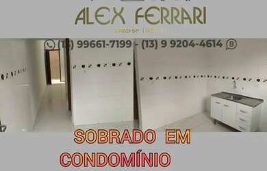 Imagem: A casa em condomínio possui 2 Dormitórios, 2 Banheiros, 1