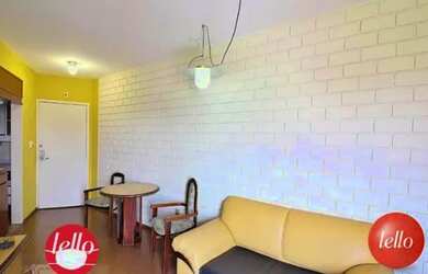 Imagem: O apartamento possui 1 Dormitório, 1 Banheiro, 1 Vaga na garagem