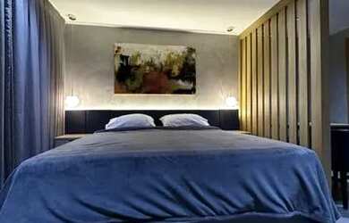 Imagem: O studio possui 1 Dormitório, 1 Banheiro, 24m² de Área e