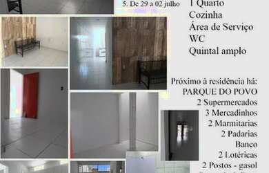 Imagem: A casa possui 1 Dormitório e 1 Banheiro e está localizado