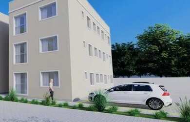 Imagem: O apartamento possui 2 Dormitórios, 1 Banheiro, 1 Vaga na garagem