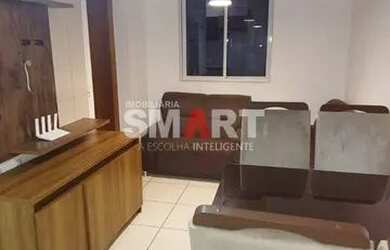 Imagem: O apartamento possui 2 Dormitórios, 1 Banheiro, 1 Vaga na garagem