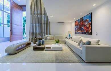 Imagem: A casa em condomínio possui 4 Dormitórios, 5 Banheiros, 4