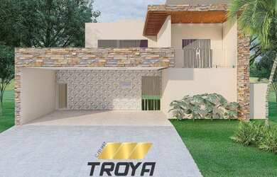 Imagem: A casa em condomínio possui 4 Dormitórios, 5 Banheiros, 5