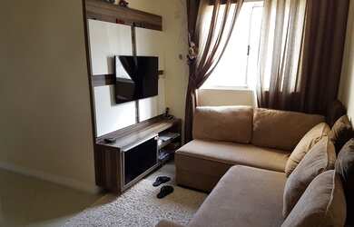 Imagem: O apartamento possui 2 Dormitórios, 1 Banheiro, 1 Vaga na garagem