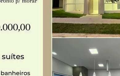 Imagem: A casa em condomínio possui 3 Dormitórios, 5 Banheiros, 4