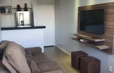 Imagem: O apartamento possui 2 Dormitórios, 1 Banheiro, 1 Vaga na garagem