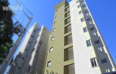 Imagem: O apartamento possui 1 Dormitório, 1 Banheiro, 1 Vaga na garagem