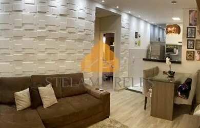 Imagem: O apartamento possui 2 Dormitórios, 1 Banheiro, 1 Vaga na garagem