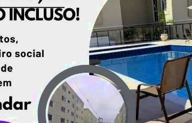 Imagem: O apartamento possui 2 Dormitórios, 1 Banheiro, 1 Vaga na garagem