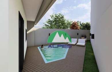 Imagem: A casa em condomínio possui 3 Dormitórios, 2 Banheiros, 2