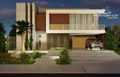 Imagem: A casa em condomínio possui 4 Dormitórios, 4 Banheiros, 2