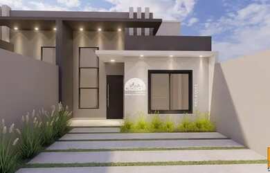 Imagem: A casa possui 2 Dormitórios, 2 Banheiros, 2 Vagas na garagem