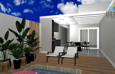 Imagem 1: Casa com 3 dormitórios à venda, 180 m² por R$ 1.400.000 - Residencial...