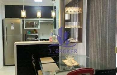 Imagem: O apartamento possui 2 Dormitórios, 1 Banheiro, 1 Vaga na garagem