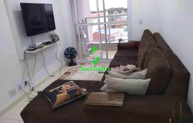 Imagem: O apartamento possui 2 Dormitórios, 1 Banheiro, 1 Vaga na garagem